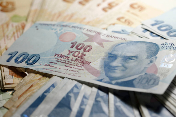Türkische Lira, türkische Lira-Banknote - Foto, Bild