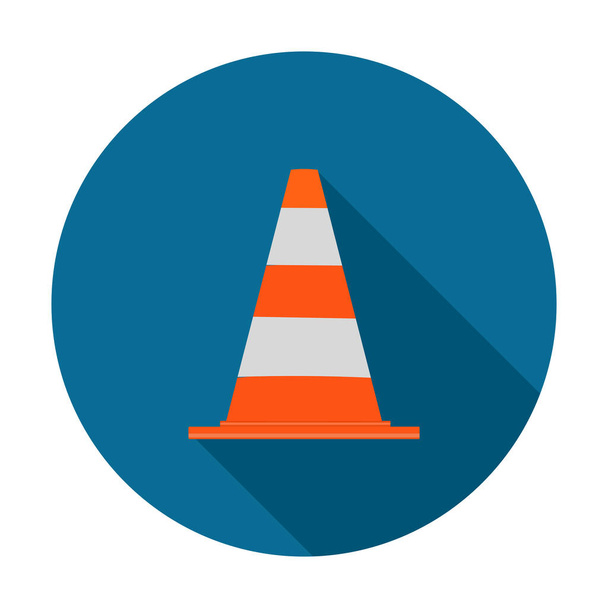 Icône de route icône. icône de cône de trafic pour la conception Web. illustration vectorielle. objet vecteur - Vecteur, image