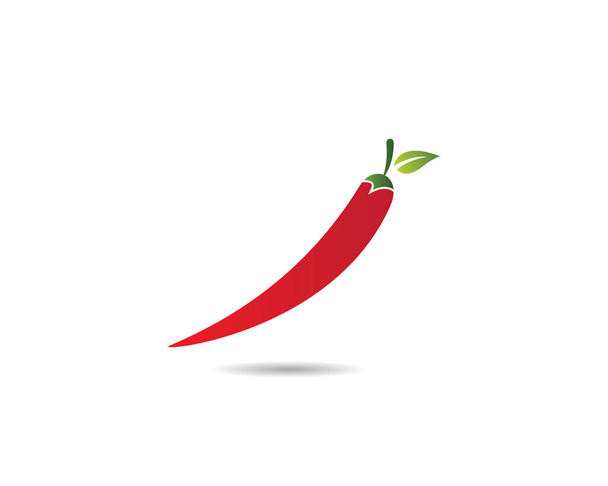 Design de ilustração de ícone de vetor de modelo de logotipo Chili - Vetor, Imagem