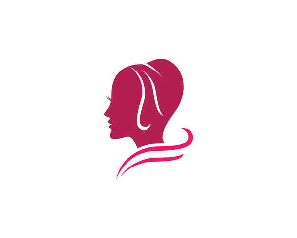 Logo włosów szablon wektor ikona ilustracja projekt - Wektor, obraz