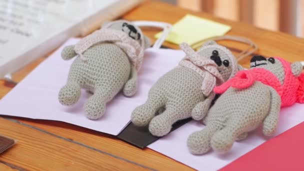 Ursos de malha feitos à mão - Filmagem, Vídeo
