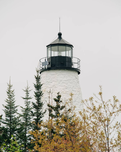 Dyce Head Lighthouse, in Castine, Maine - Foto, Imagem