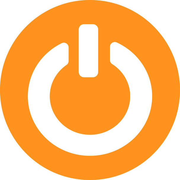 Icona Web ON OFF Arancione - Vettoriali, immagini