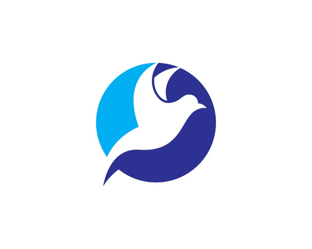 Дизайн векторных иконок логотипа колибри - Вектор,изображение