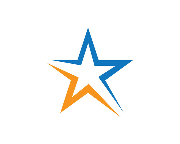 Star Logo Template vektor ikon illusztráció tervezés - Vektor, kép