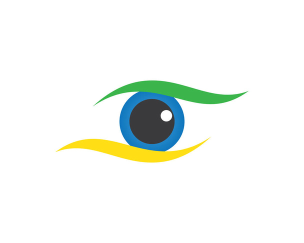 Branding identity corporate eye care vector logo design - Vector, Image