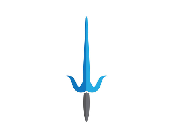 Kard logó sablon vektor ikon illusztráció tervezés - Vektor, kép