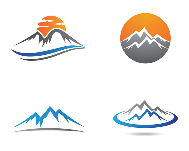 Logo icona alta montagna Business Template Vector - Vettoriali, immagini