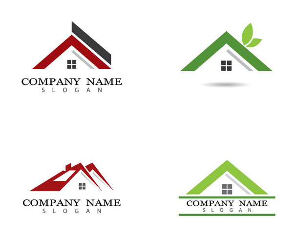 Property logo template vector icon illustration design - Vector, Image