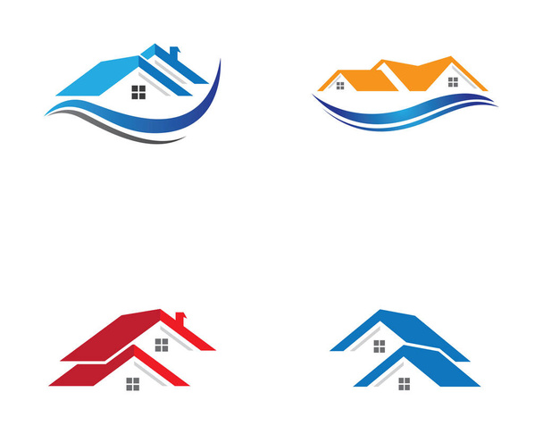 Proprietà Logo Modello icona vettoriale illustrazione design - Vettoriali, immagini