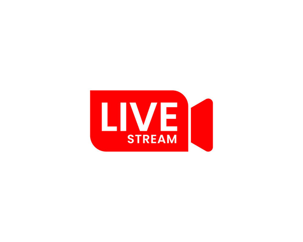 live streaming icon. Live, Live Stream sign - Vector, Image