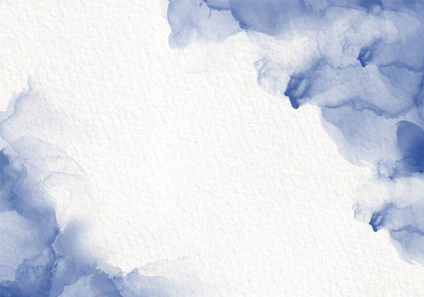 Blush μπλε ακουαρέλα ρευστό ζωγραφική κάρτα σχεδιασμού. μαρμάρινο πλαίσιο. Ανοιξιάτικη πρόσκληση γάμου. Στυλ παφλασμού. Μελάνι αλκοόλ. Διάνυσμα - Διάνυσμα, εικόνα