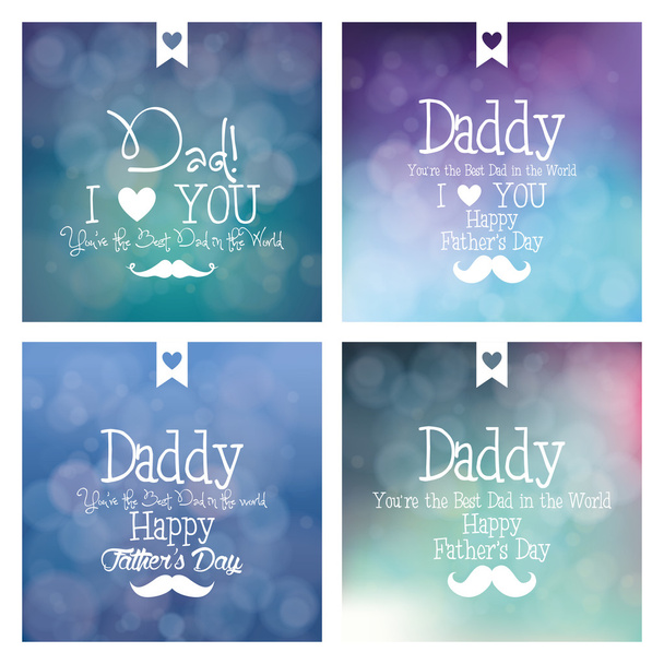 Father's Day - Vector, afbeelding
