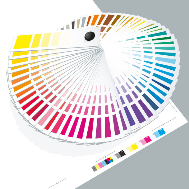Guia de paleta de cores - Vetor, Imagem