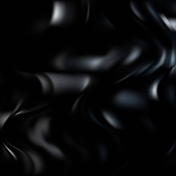 Fondo negro. Elemento decorativo 3d - Vector, imagen