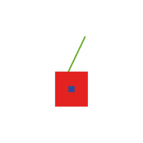 Ikona Cherry vektoru v barvách RGB. Třešňová abstraktní vektorová ikona izolovaná na bílém. Ideální pro logo, vzor nebo jiný design - Vektor, obrázek