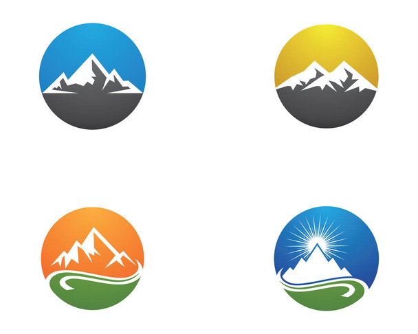 Маунтін Логотип шаблон Векторний дизайн ілюстрації
 - Вектор, зображення