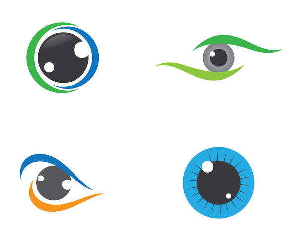 Дизайн векторного логотипа компании Corporate Eye Care - Вектор,изображение