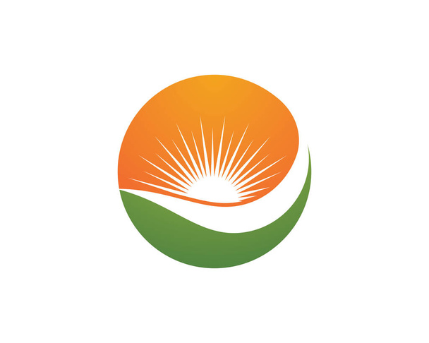Modèle de logo Sun vecteur icône illustration design - Vecteur, image