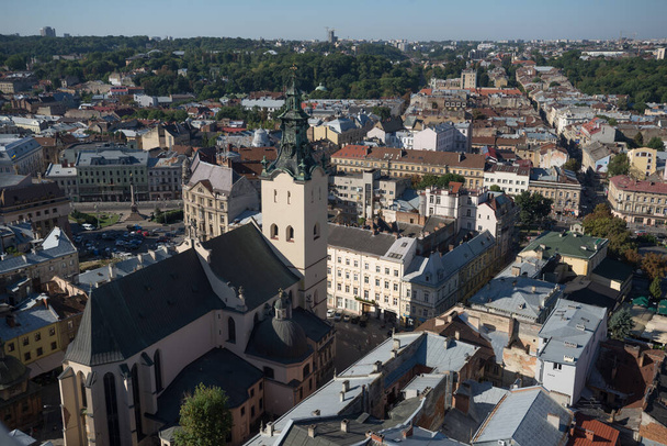 Lviv, UCRAINA - 29 agosto 2016: Cattedrale latina - Foto, immagini
