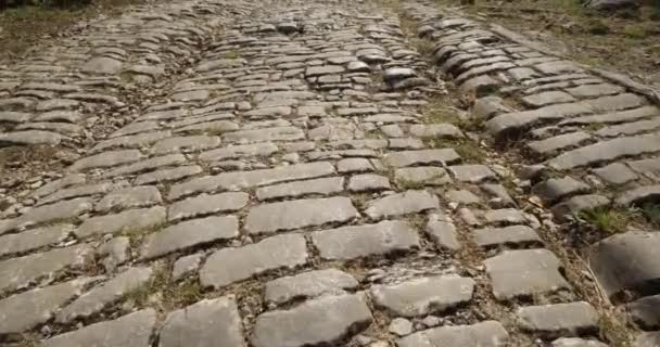 Az Ambrussum római út, Villetelle, Occitanie, Franciaország. - Felvétel, videó