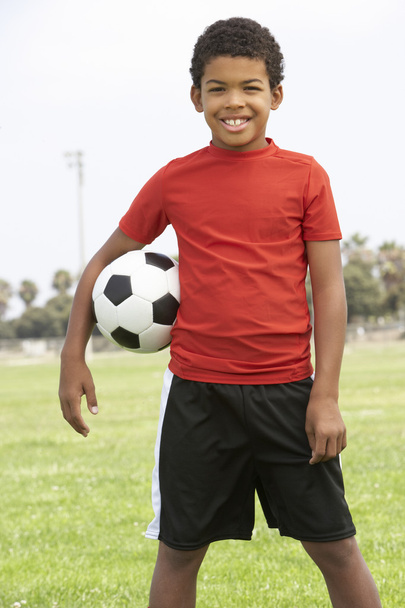 Young Boy In Football Team - Фото, изображение