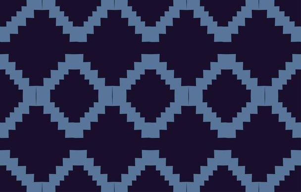 Patrón étnico tribal oriental geométrico fondo tradicional Diseño para alfombra, papel pintado, ropa, envoltura, batik, tela, estilo de bordado de ilustración vectorial. - Vector, Imagen