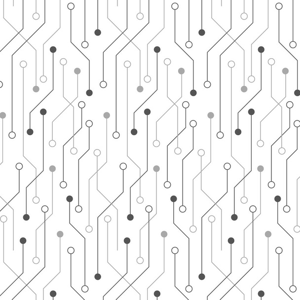 Technical scheme. Vector pattern in line style - Vector, Image