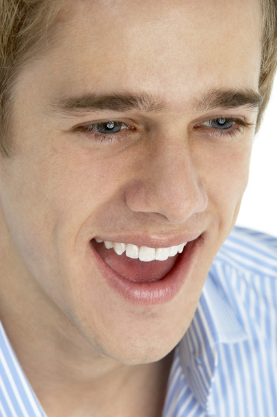 Close Up Of Smiling Young Man - Foto, afbeelding