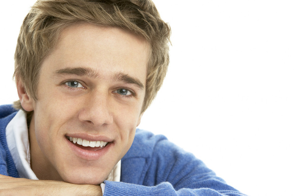 Portrait Of Smiling Young Man - Φωτογραφία, εικόνα