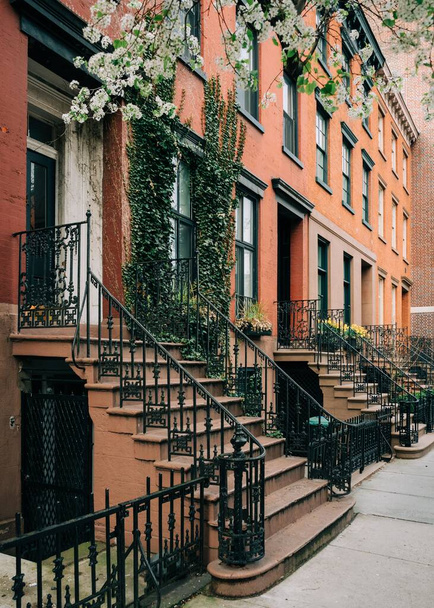 Residential buildings in the West Village, Manhattan, New York City - Foto, immagini