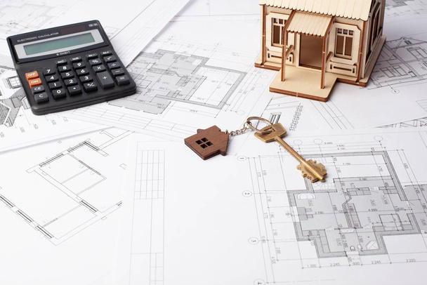 calculating the construction of the house, the layout of the house on the drawings, the cost of construction turnkey - 写真・画像