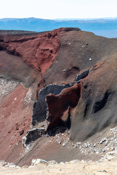 Cratere Rosso nel Parco Nazionale del Tongariro, Nuova Zelanda - Foto, immagini