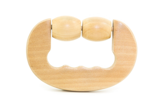 Ejercitador de mano madera para masaje
 - Foto, imagen