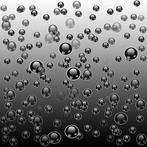 Black bubble background - Photo, Image