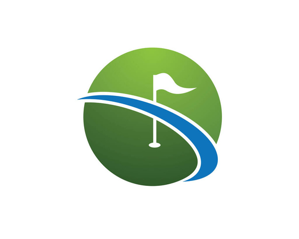 Golf logo vektori kuvake kuvitus - Vektori, kuva