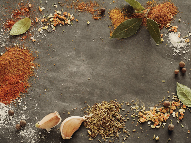 Assorted spices background - Foto, Bild