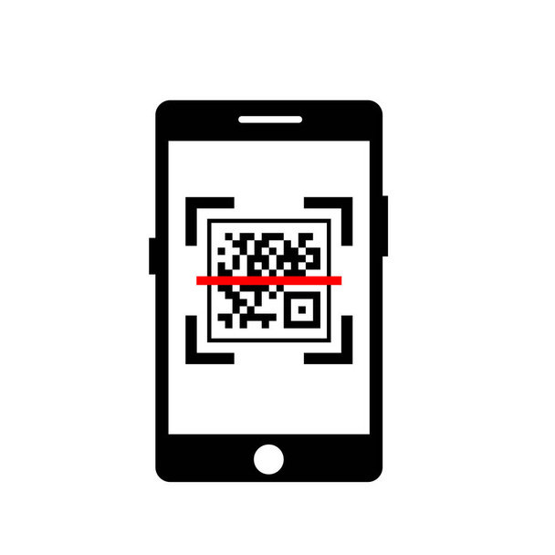 QR code pictogram voor smartphone. Scan mij. Code voor online betaling. - Foto, afbeelding