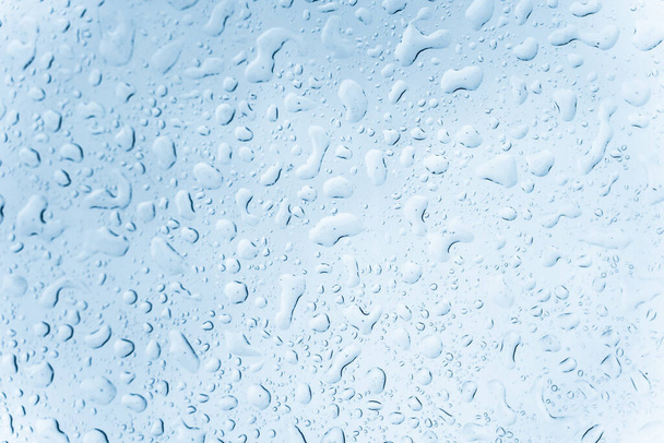 Fundo de gotas de chuva no vidro - Foto, Imagem