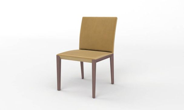 Chair Side View furniture 3D Rendering - Zdjęcie, obraz