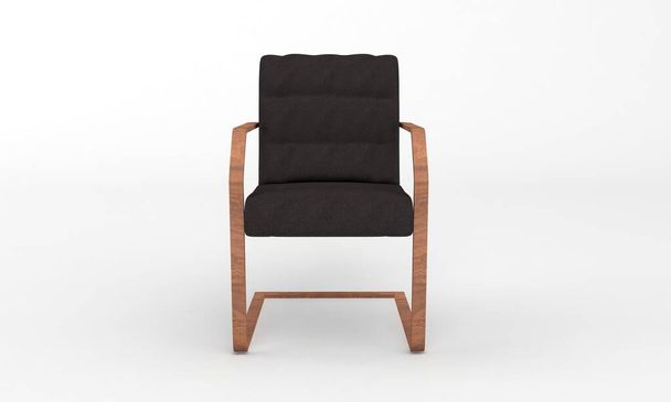 Chair Front View furniture 3D Rendering - Fotó, kép