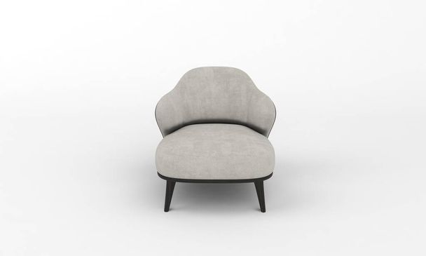 Single Sofa Chair front View furniture 3D Rendering - Fotografie, Obrázek