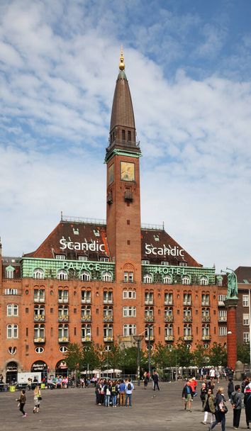 Scandic palace hotel at City hall (Radhuspladsen) square in Copenhagen. Denmark - Fotografie, Obrázek