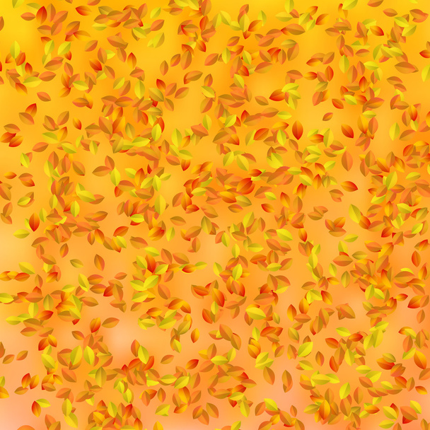 Pattern with colorful autumn leaves. plus EPS10 - Vector, imagen