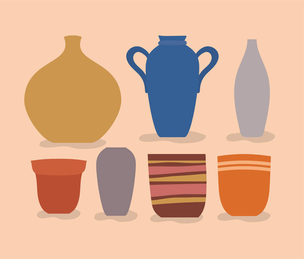 vases designs set - Vector, Image