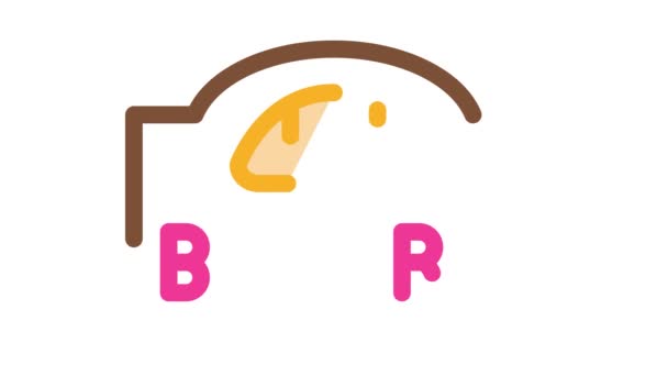 Bäckerei Brot Shop Namensschild Icon Animation - Filmmaterial, Video