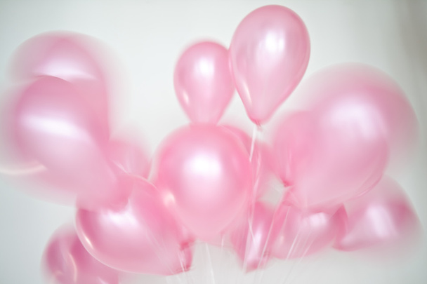 balões rosa
 - Foto, Imagem