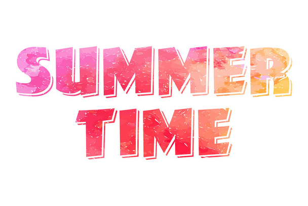 Summer Time T-shirt Typography Graphics, Vector Illustration - Vektör, Görsel