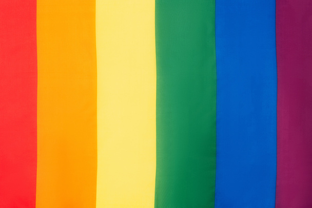 színes szivárvány lgbt zászló, tudatosság koncepció  - Fotó, kép