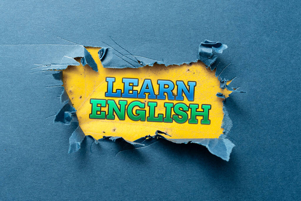 Kavramsal başlık İngilizce öğren. Yeni Yazı Kavramlarını Düşünmek, Yazarları Engellemek, Küresel Dil Odaklanma, Eğitim Yazma ve Konuşma Üzerine Yazılan Sözcük - Fotoğraf, Görsel